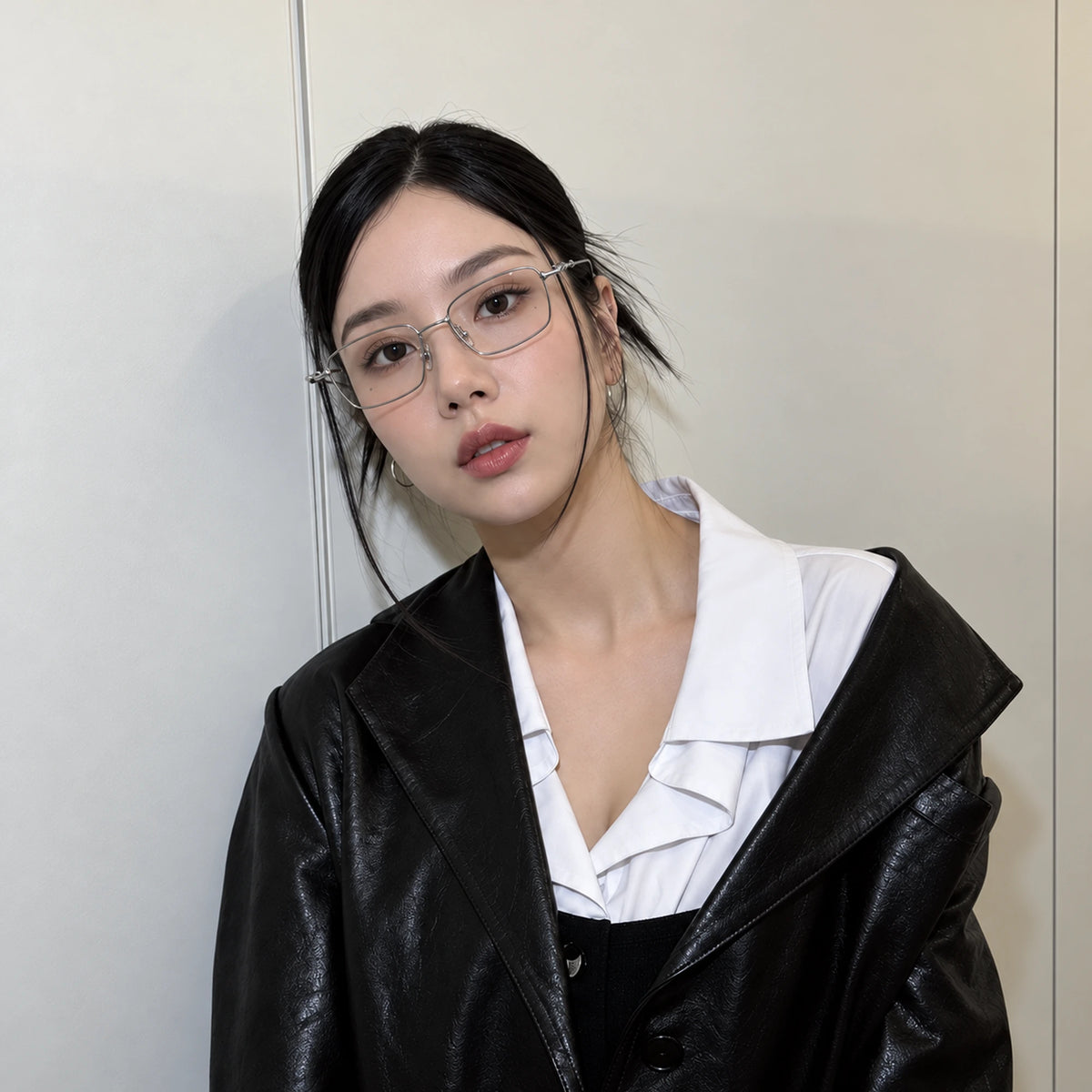젠틀 몬스터 아토믹 02 안경 착용 이미지