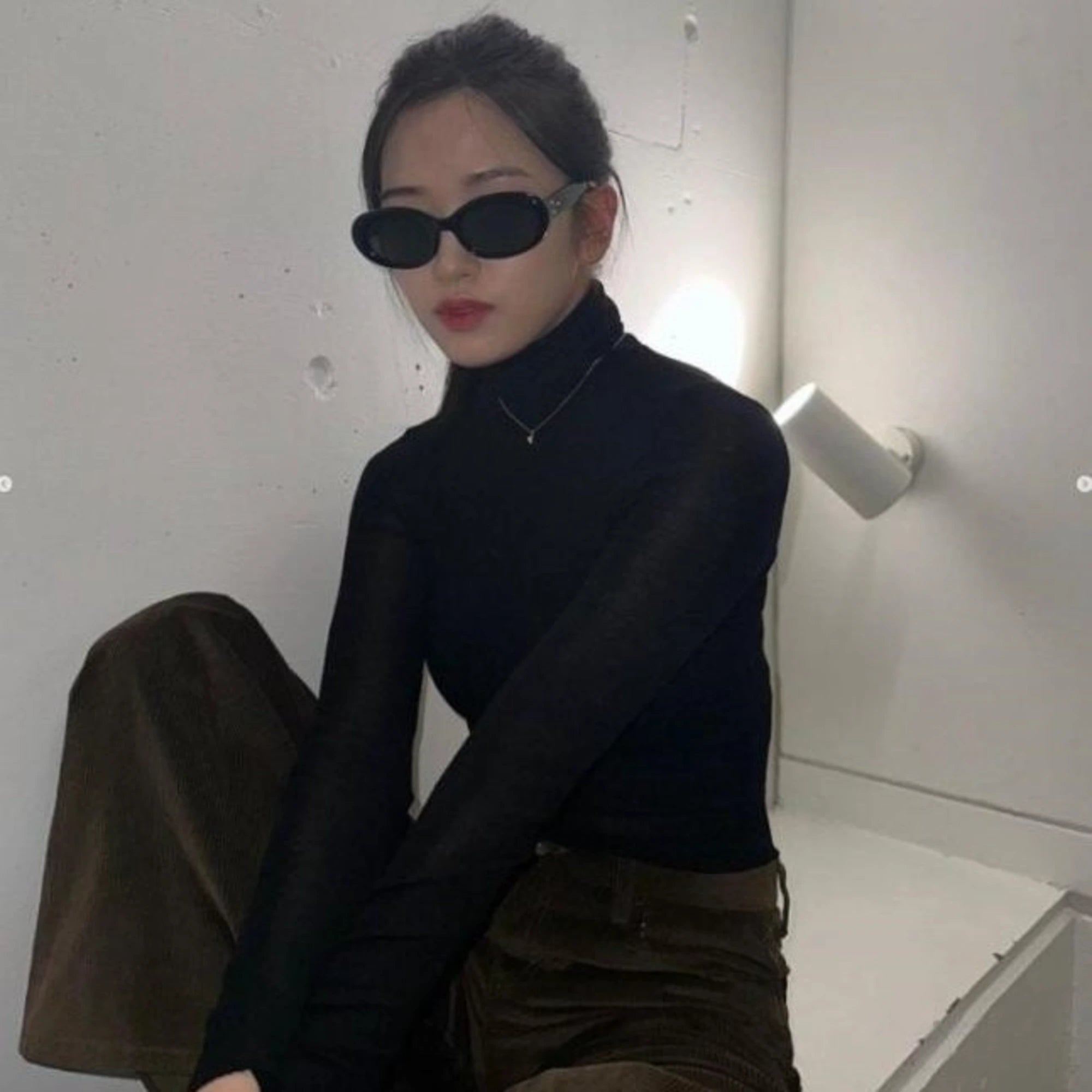 젠틀몬스터 이브01 선글라스 착용 이미지