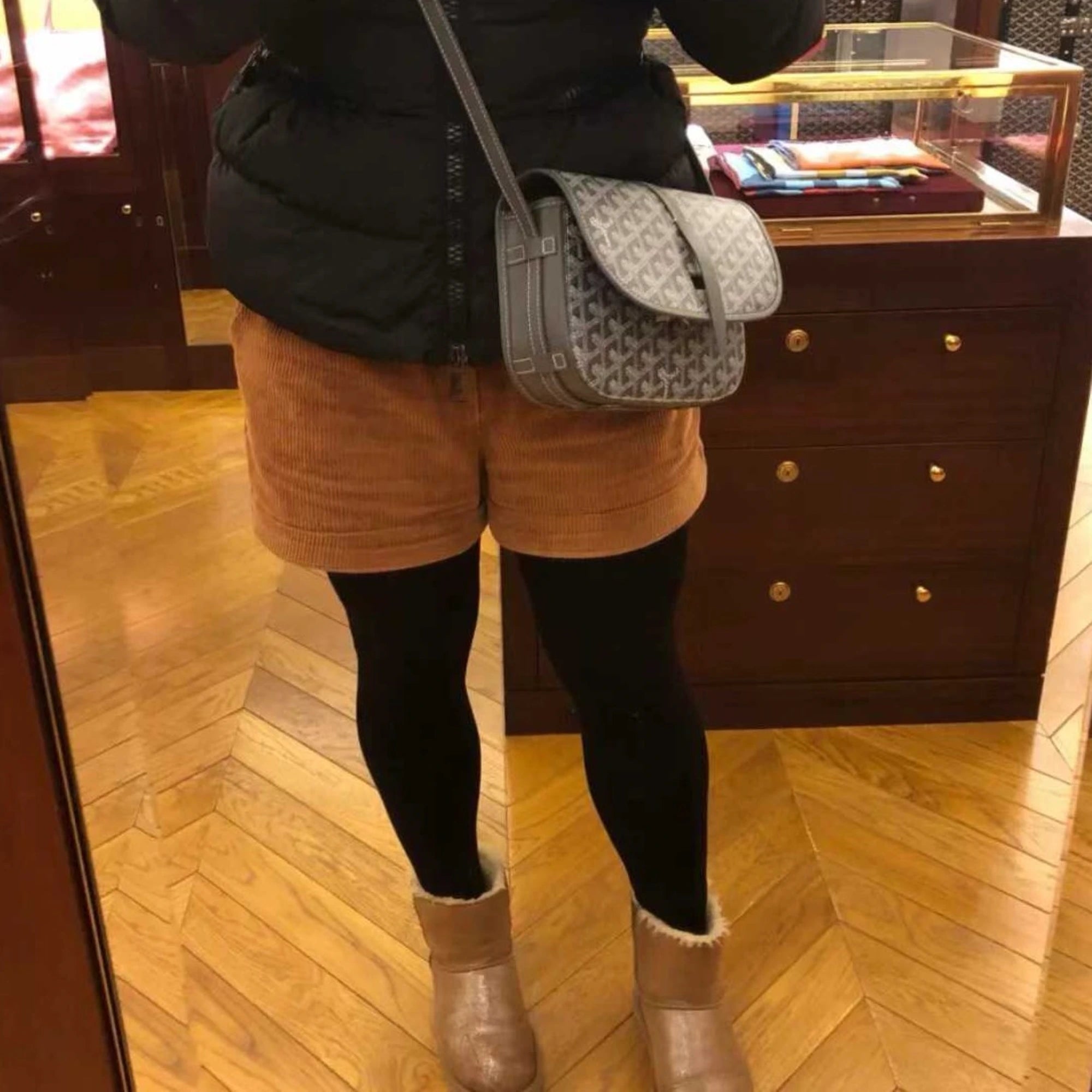 고야드 벨베데르 PM 백 착용 이미지