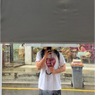 휴먼메이드 드라이 하트 반팔 티셔츠 착용 이미지