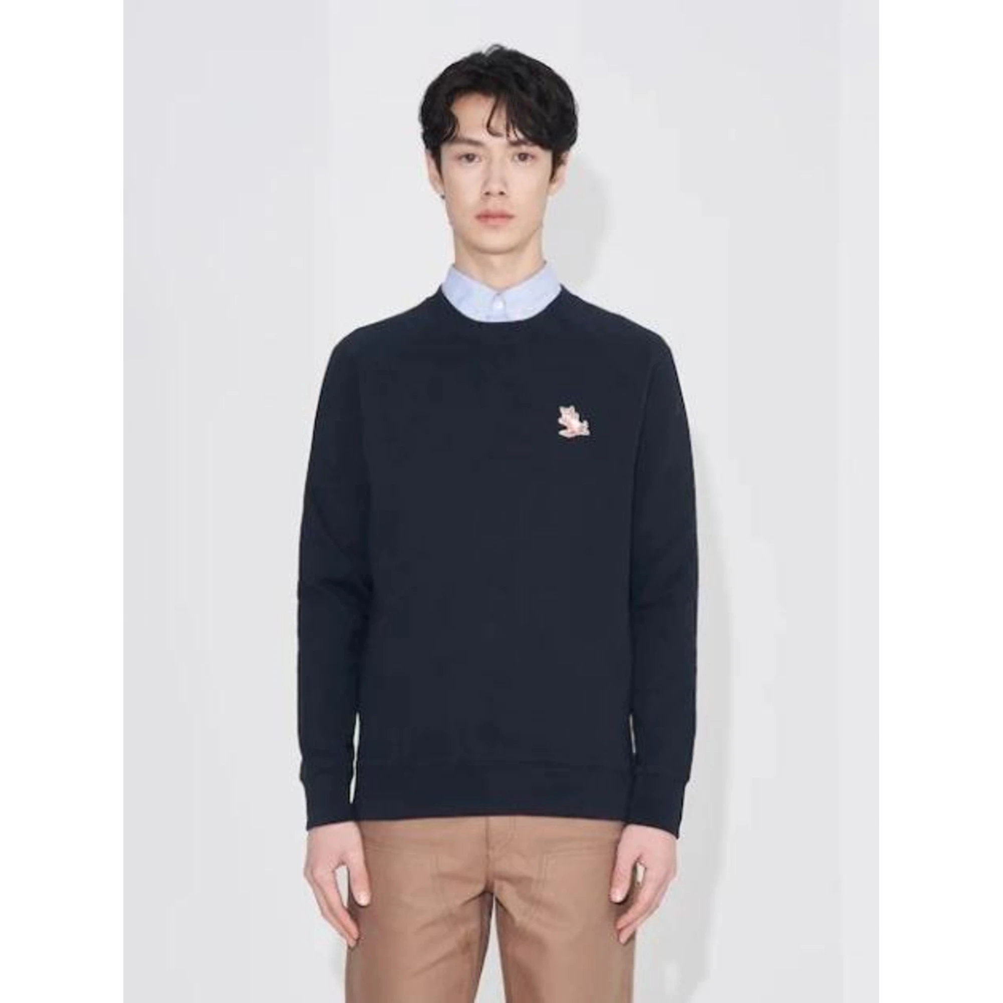 메종키츠네 칠랙스 맨투맨 착용 이미지