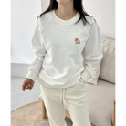 메종키츠네 칠랙스 맨투맨 착용 이미지