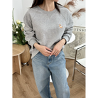 메종키츠네 칠랙스 맨투맨 착용 이미지