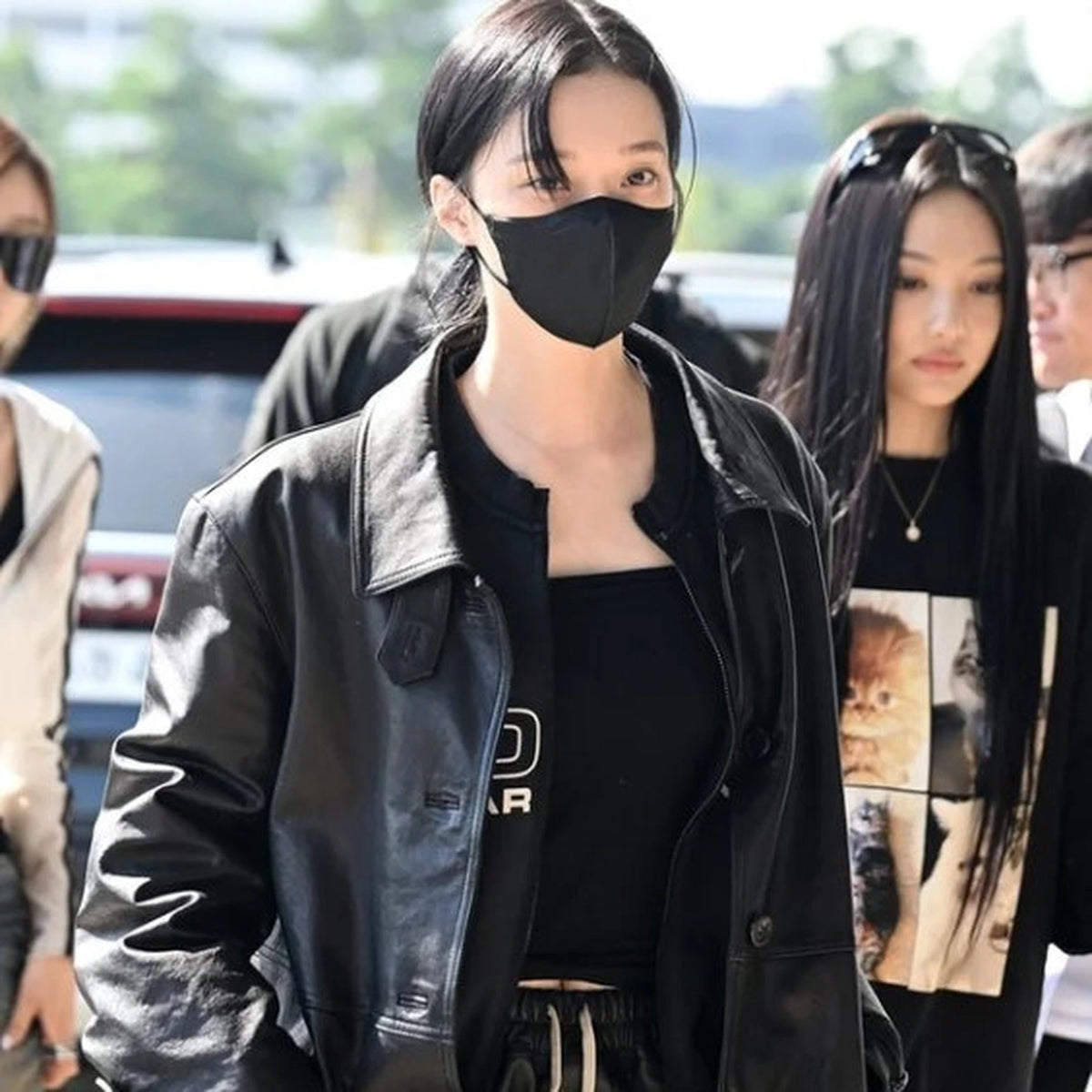 마틴 로즈 슈렁큰 집업 재킷 착용 이미지