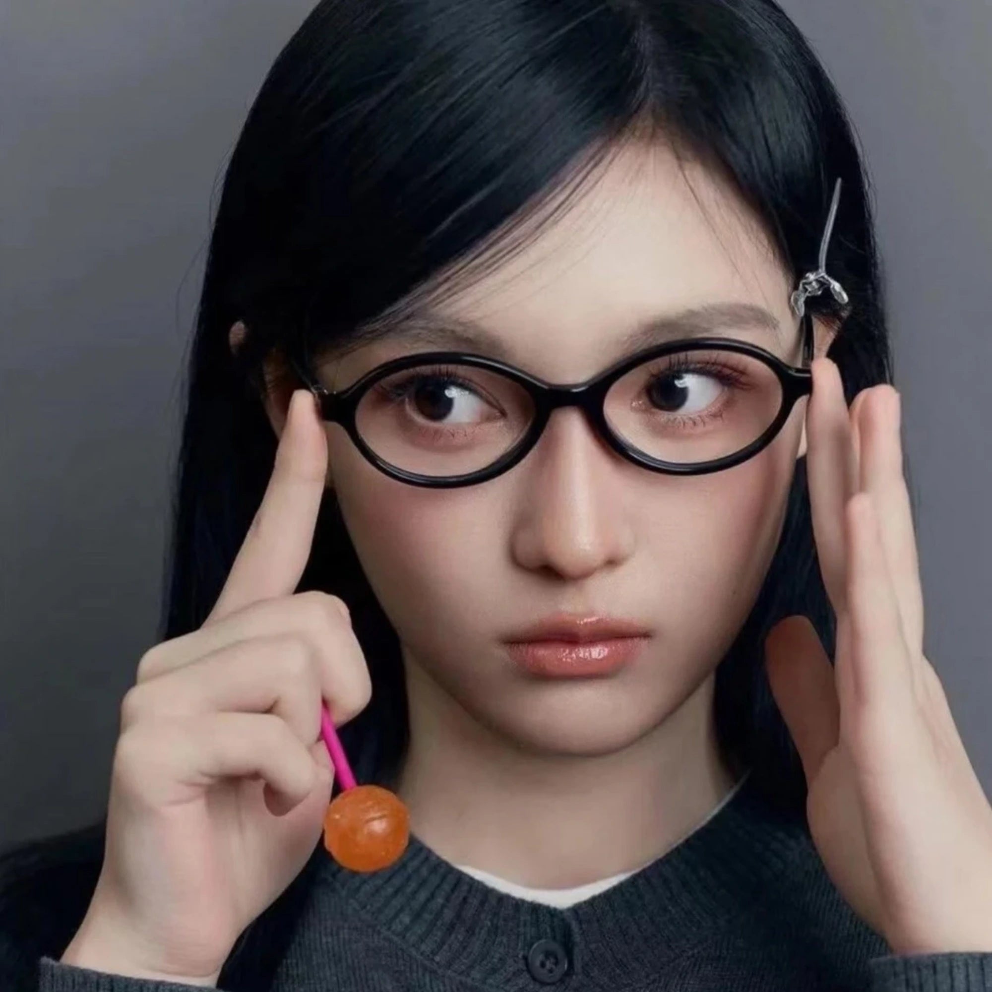 미우미우 리가드 안경 MU01XV 착용 이미지