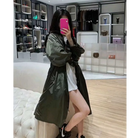 몽클레어 워싱턴 레인 코트 착용 이미지