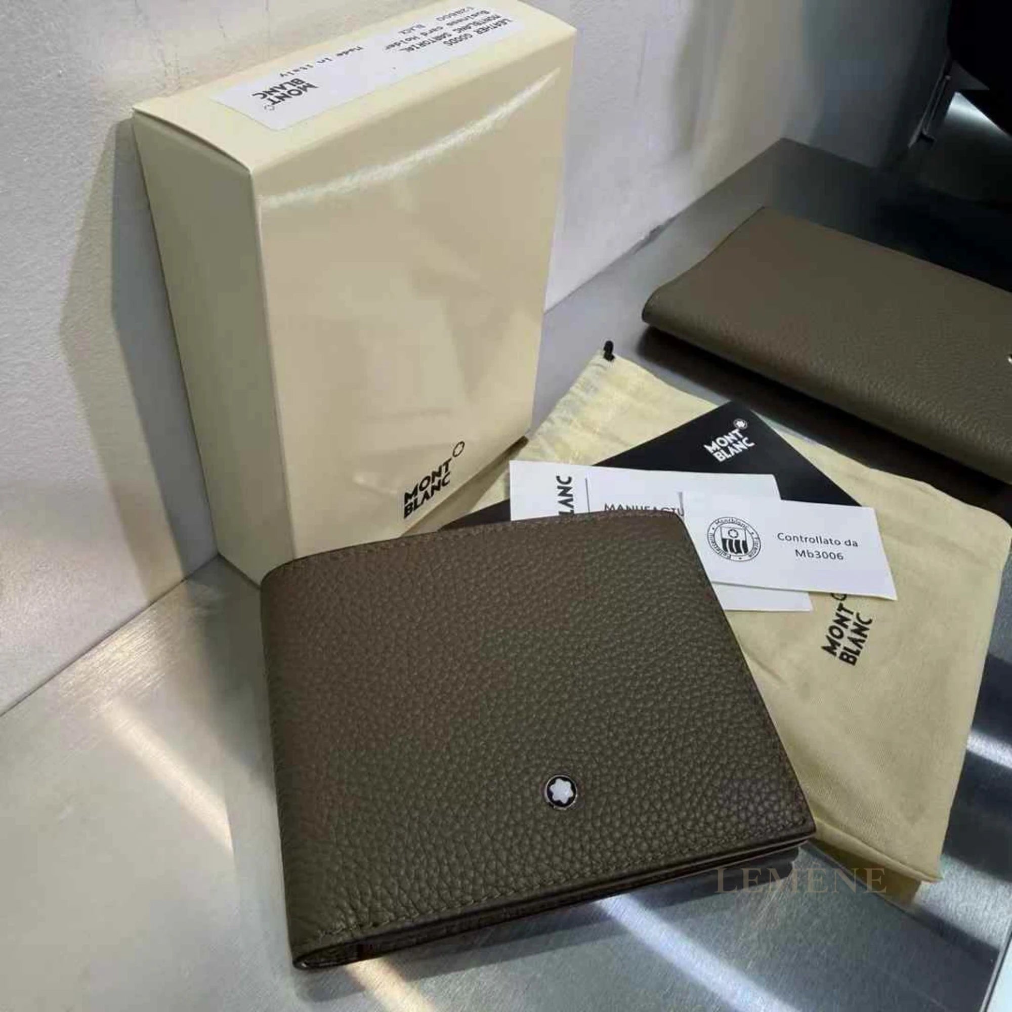몽블랑 반지갑 MB220199 디테일 이미지