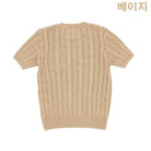 폴로 랄프로렌 케이블 반팔 스웨터 상품 이미지