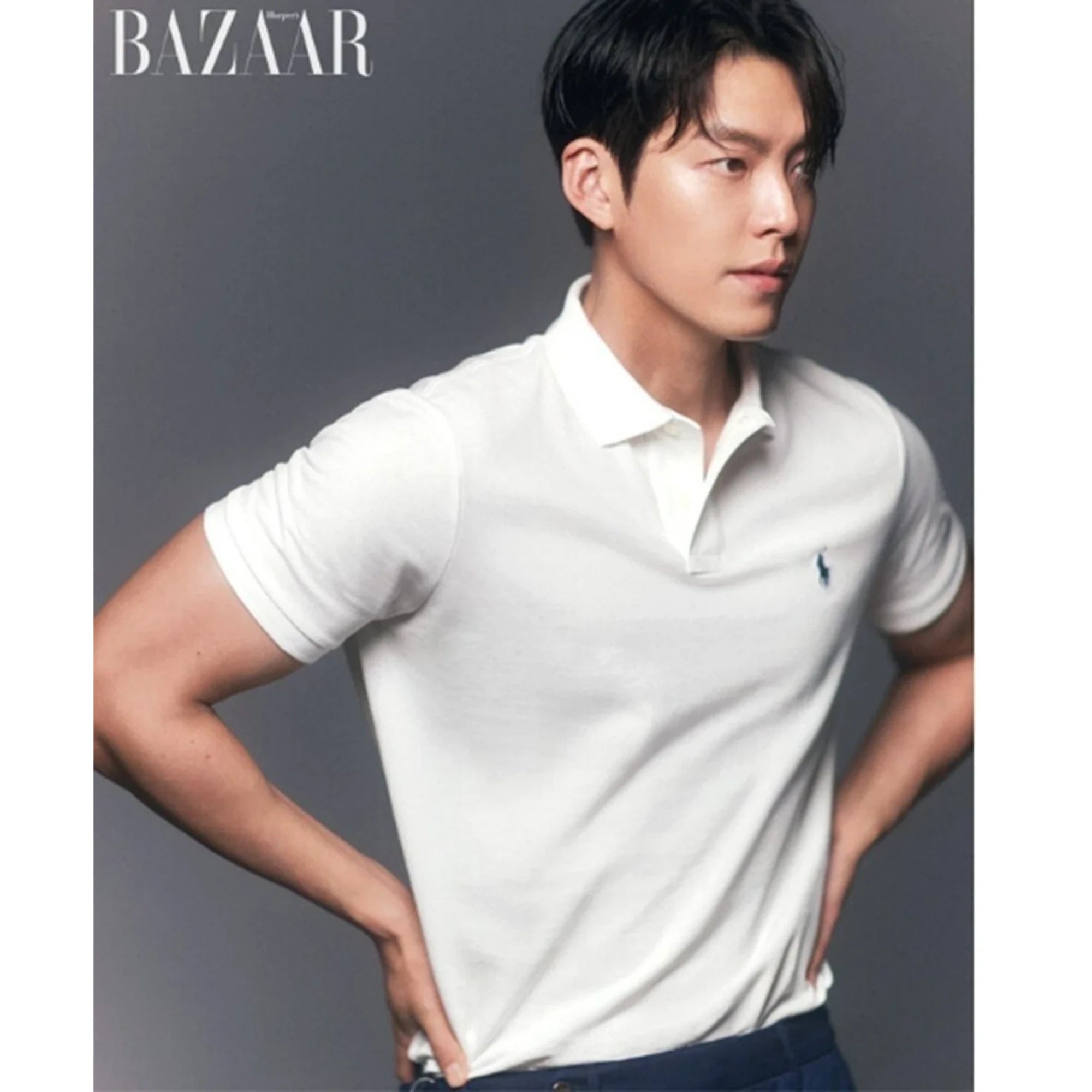 폴로 랄프로렌 폴로 반팔 티셔츠 착용 이미지