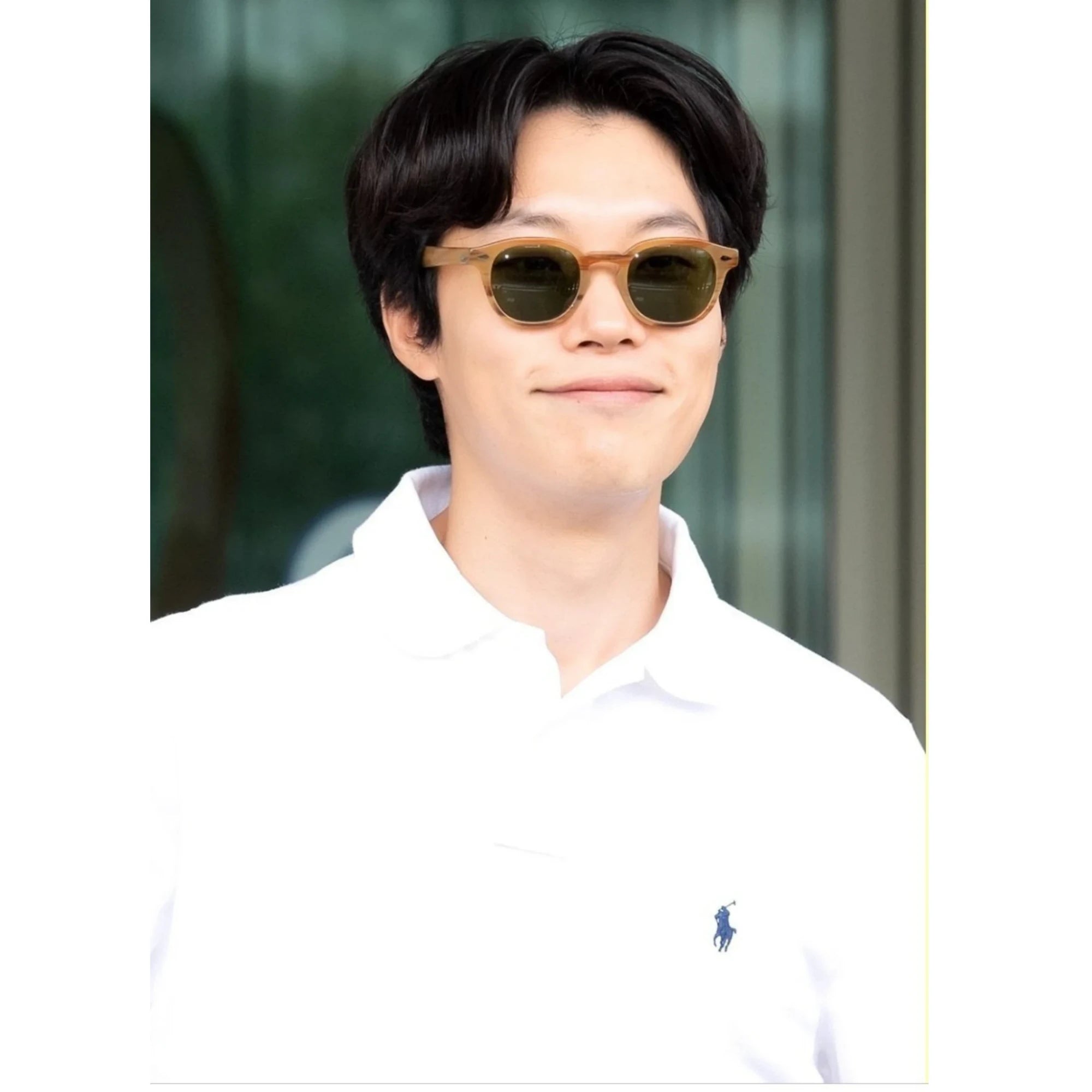 폴로 랄프로렌 폴로 반팔 티셔츠 착용 이미지