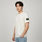 스톤 아일랜드 소매 와펜 반팔 티셔츠