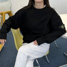 스톤 아일랜드 와펜 맨투맨 착용 이미지