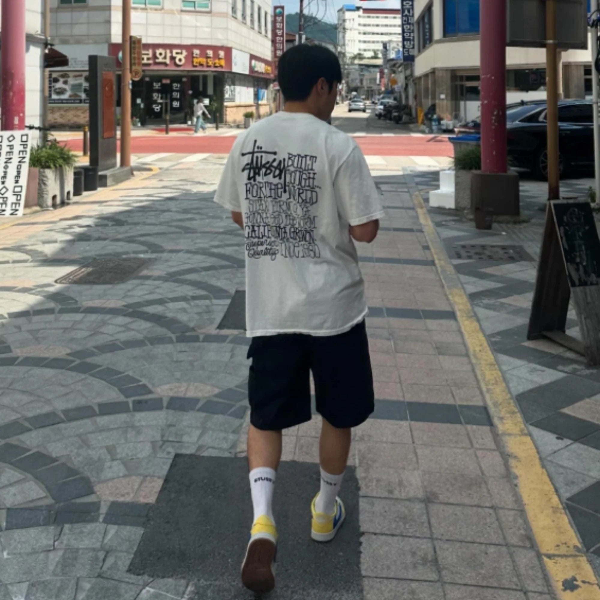 스투시 캘리포니아 반팔 티셔츠