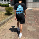 스투시 멜티드 오버핏 반팔 티셔츠 착용 이미지