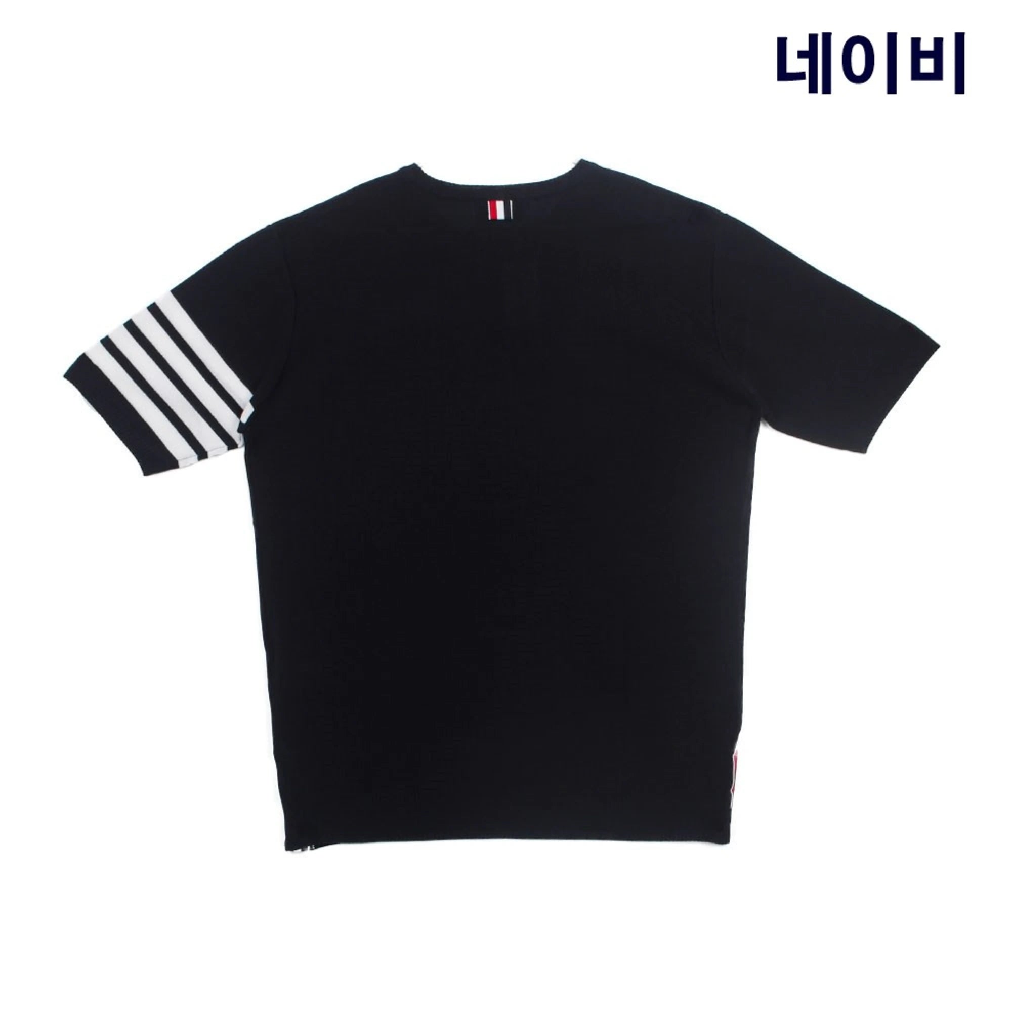 톰 브라운 스프라이프 오버핏 반팔 니트 상품 이미지