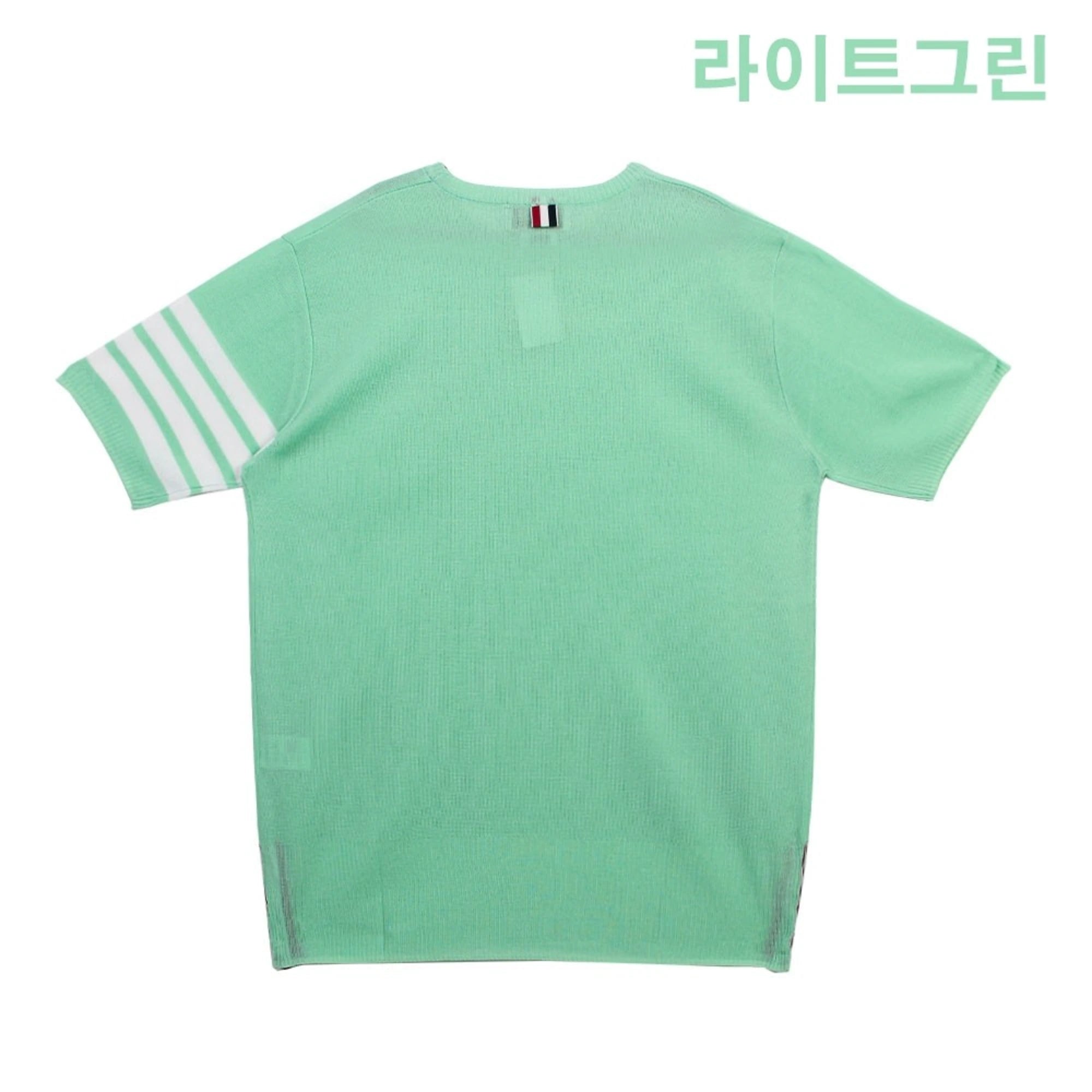 톰 브라운 스프라이프 오버핏 반팔 니트 상품 이미지