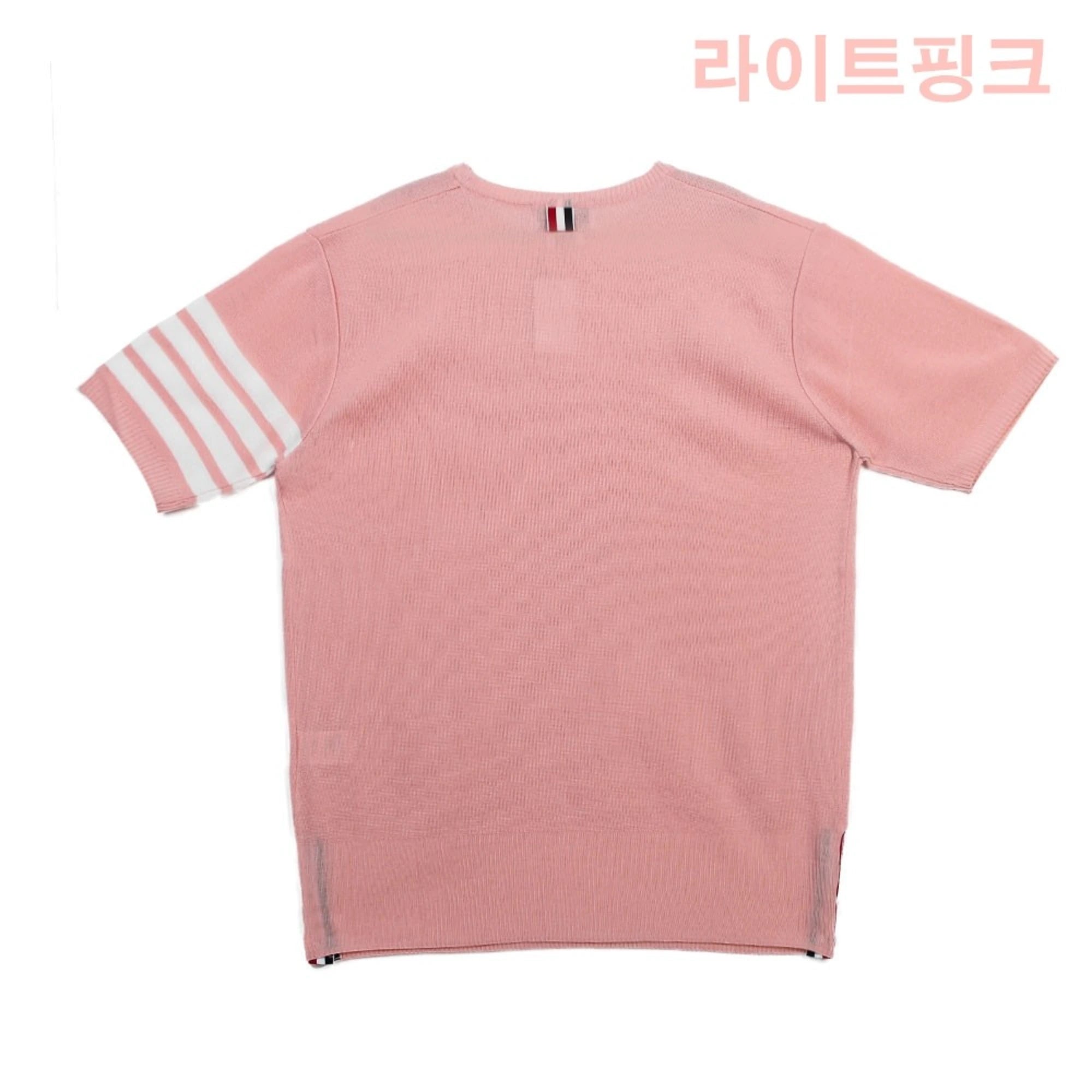 톰 브라운 스프라이프 오버핏 반팔 니트 상품 이미지