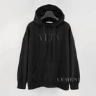 발렌티노 VLTN 로고 후드티 E73549 디테일 이미지