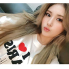 베트멍 아이러브 파리스 오버핏 반팔 티셔츠 착용 이미지