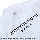 우영미 백로고 셔츠 디테일 이미지