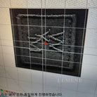 우영미 플라워 백로고 반팔 티셔츠 W233TS06708B 디테일 이미지