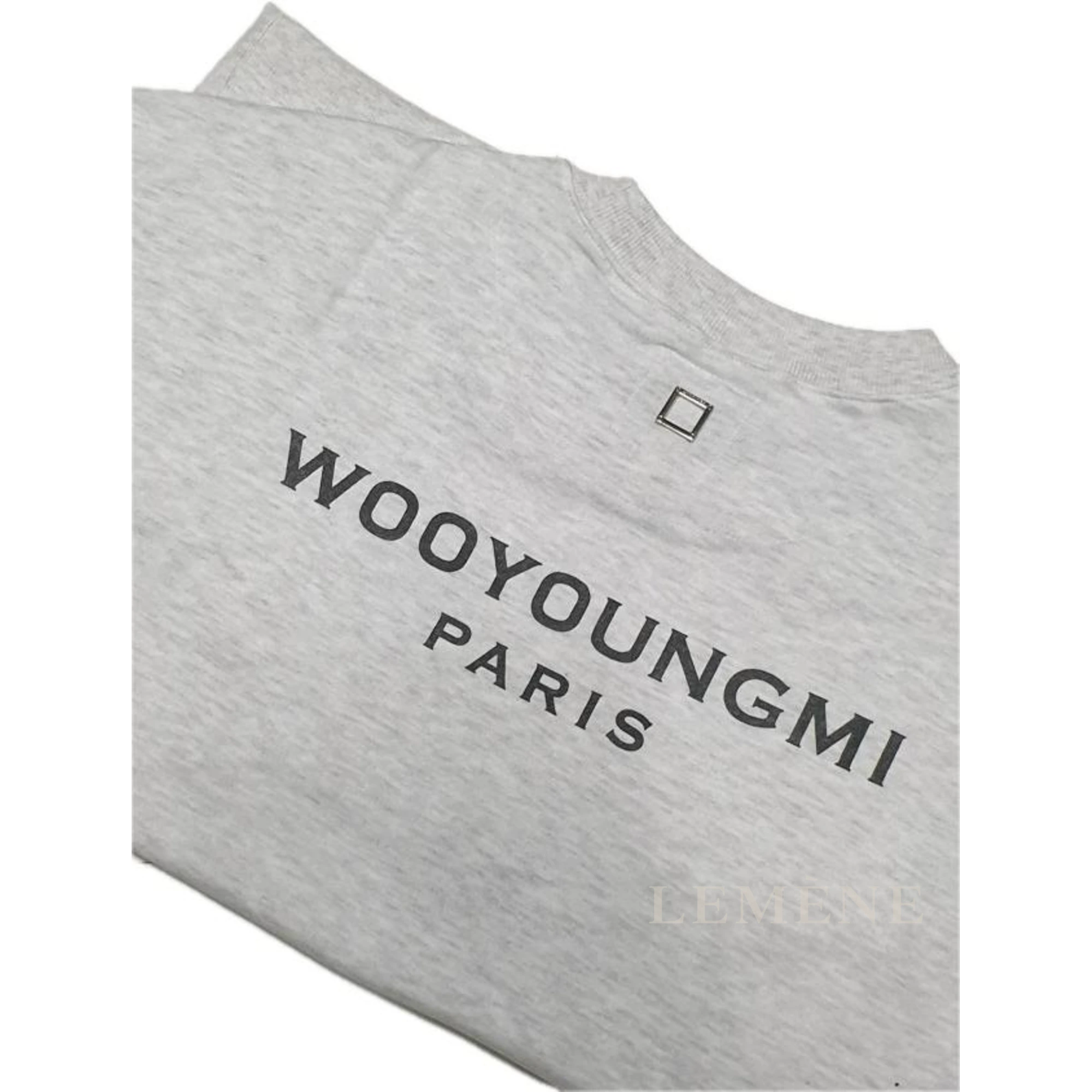 우영미 백로고 맨투맨 디테일 이미지