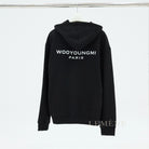 우영미 백로고 후드 집업 디테일 이미지