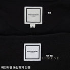 우영미 플라워 백로고 후드 티셔츠 디테일 이미지