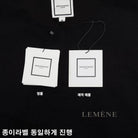 우영미 플라워 백로고 후드 티셔츠 디테일 이미지