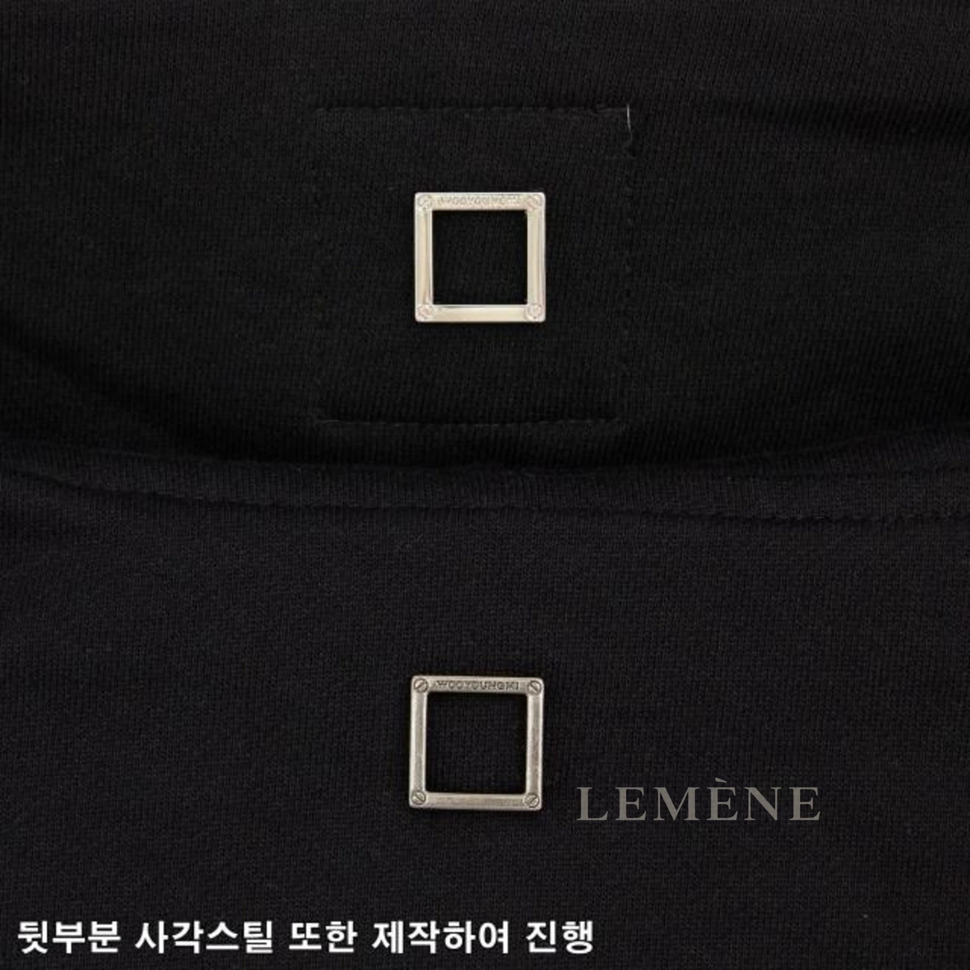 우영미 플라워 백로고 맨투맨 디테일 이미지