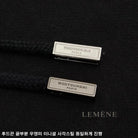 우영미 그라데이션 엠보싱 백로고 후드 티셔츠 디테일 이미지