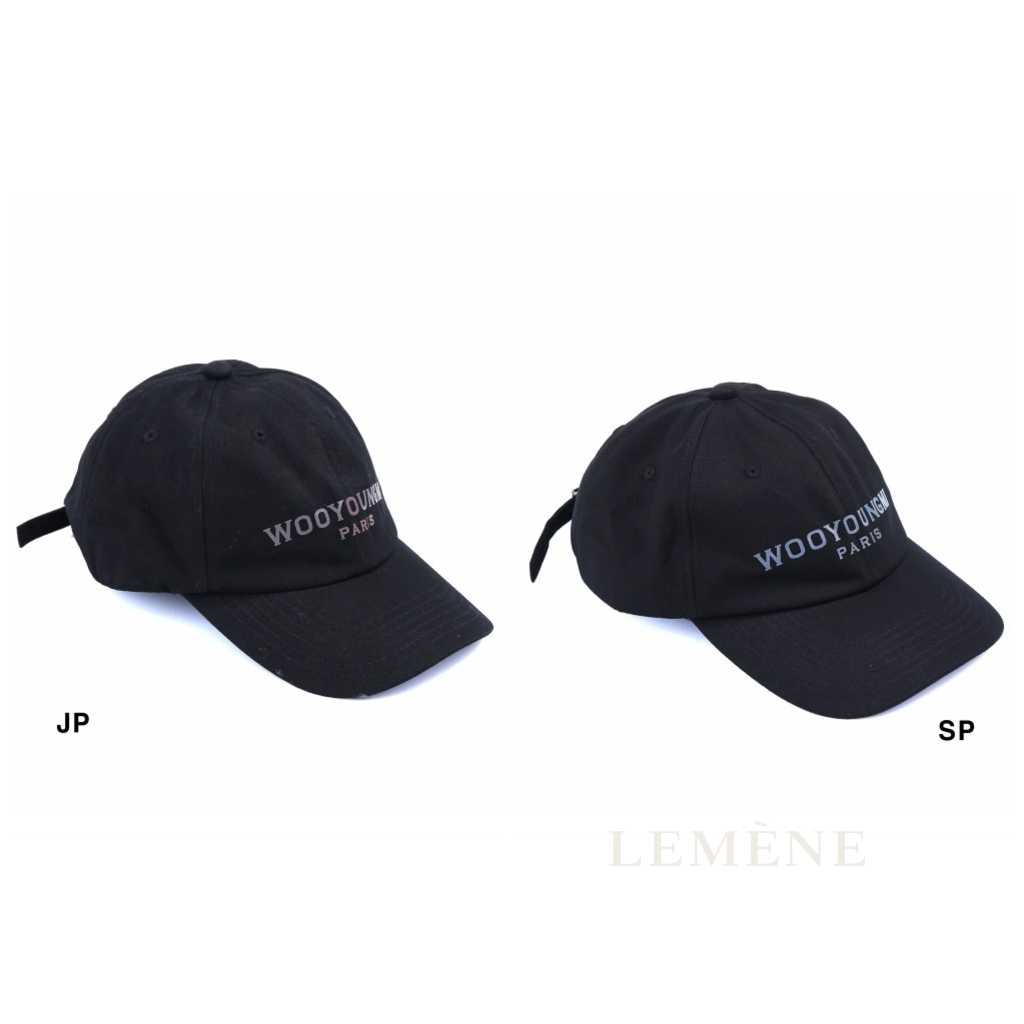 우영미 렌티큘러 엠브로이드 볼 캡 디테일 이미지