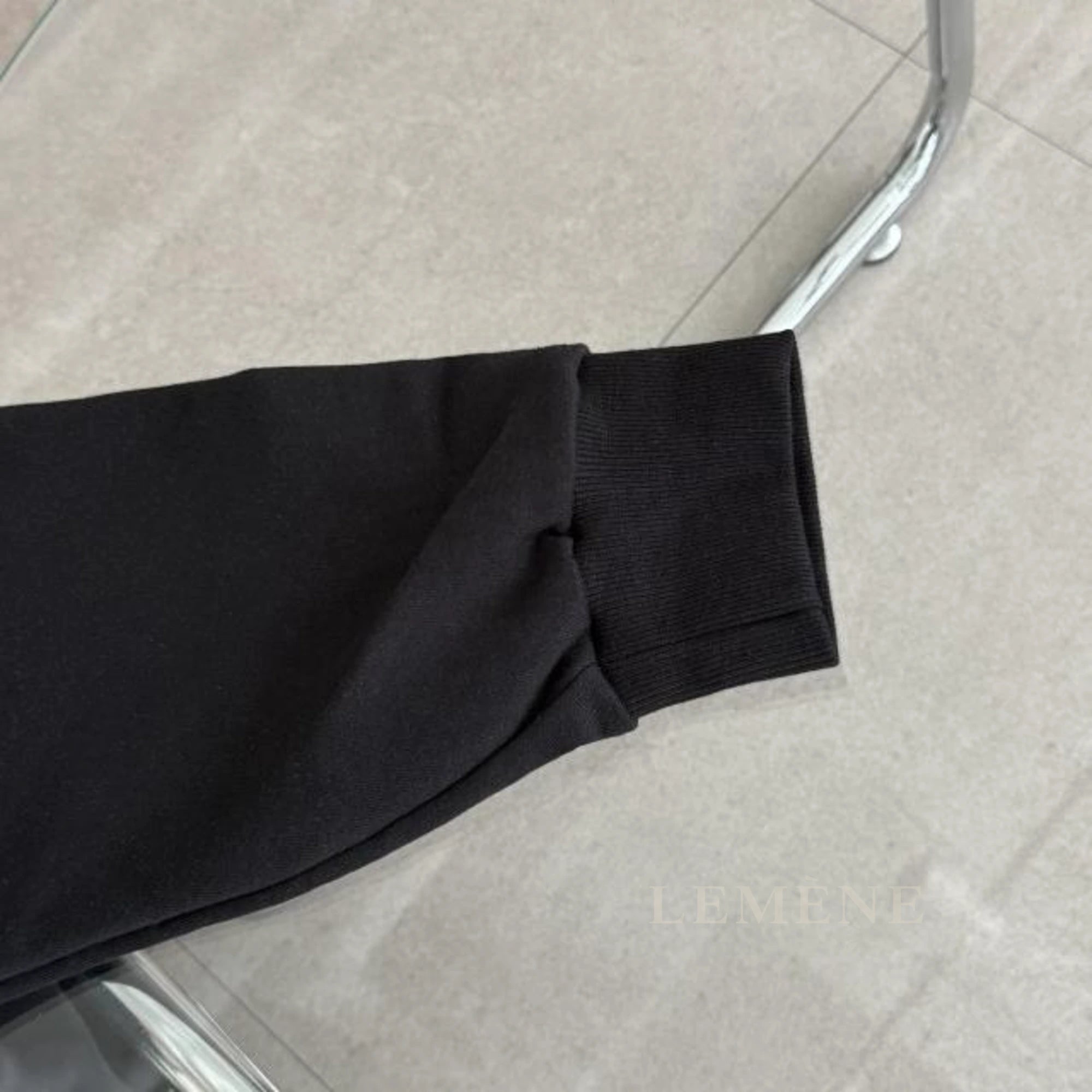 우영미 야자수 그래픽 후드 티셔츠 디테일 이미지