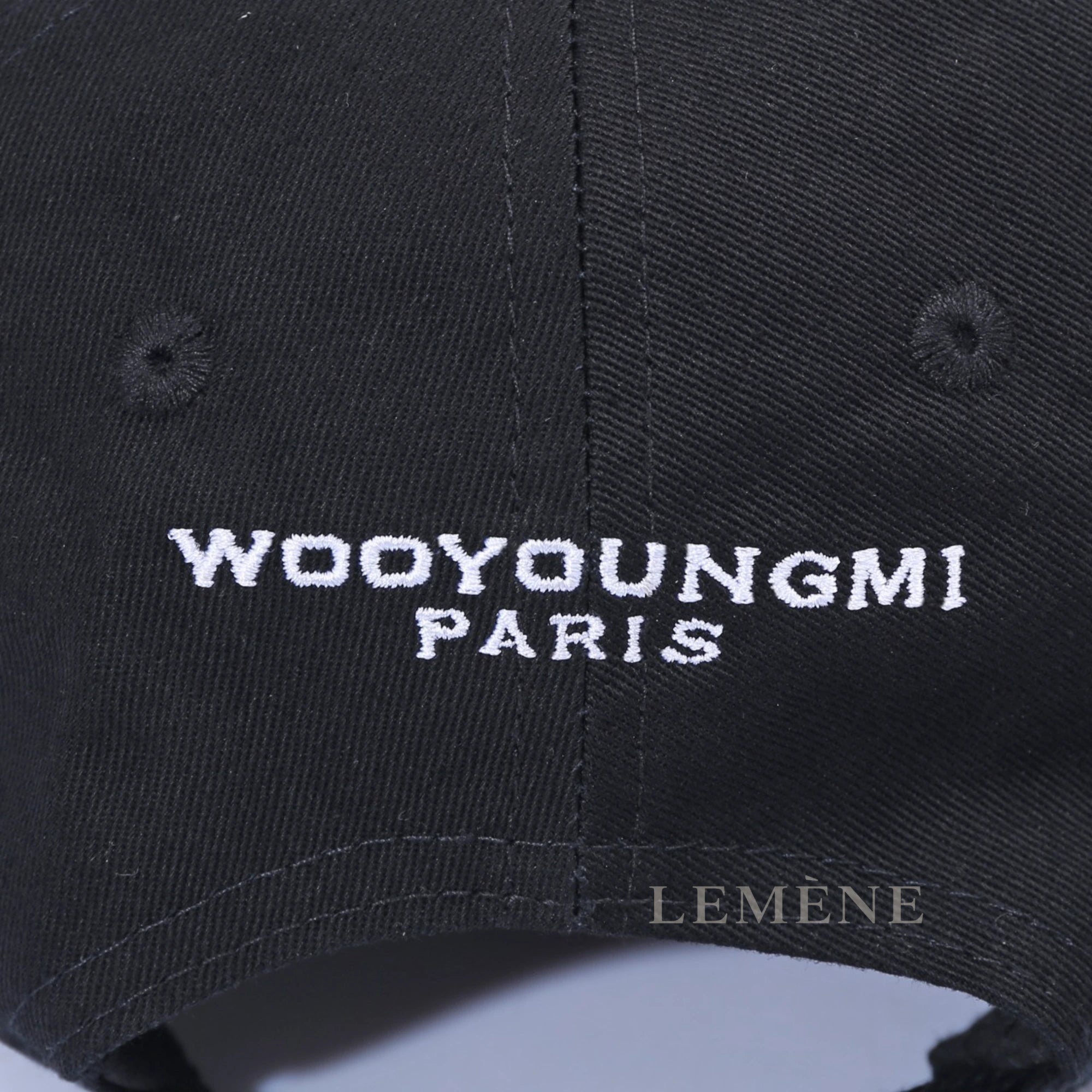 우영미 WYM로고 볼캡 디테일 이미지